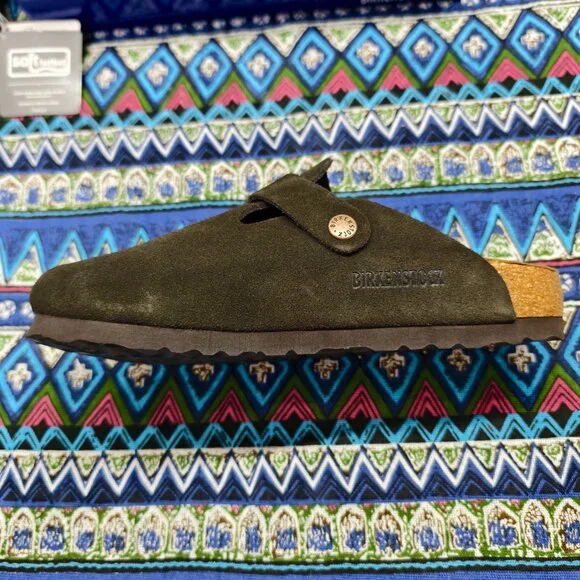 🌟POSH FRESH🌟 Women's Mocha Suede Birkenstock Boston Shoes - Narrow Fit - Picture 5 of 5